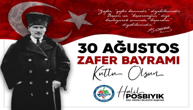 Posbıyık, Zafer Bayramı’nı kutladı